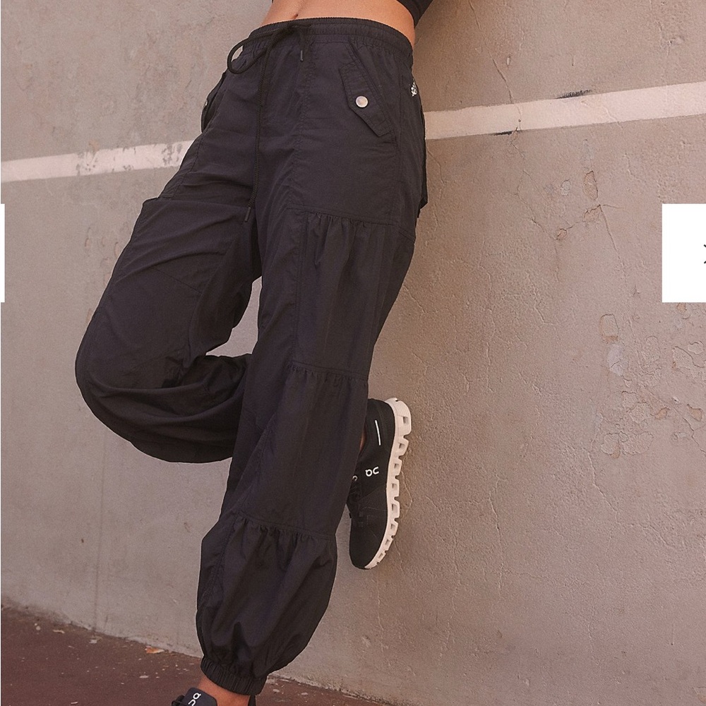 Free People Set Me Free Black Pants